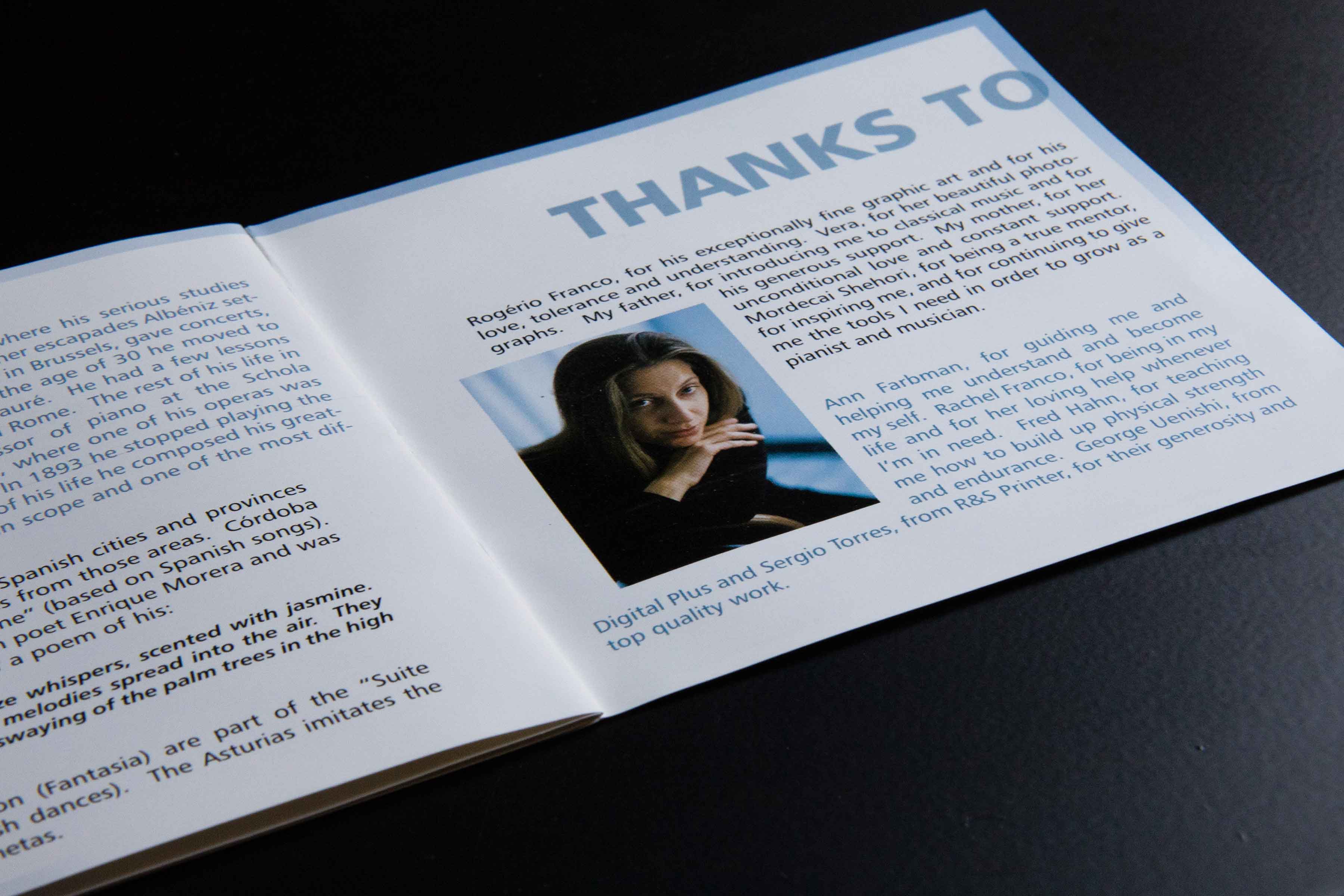 Eva composing at the piano